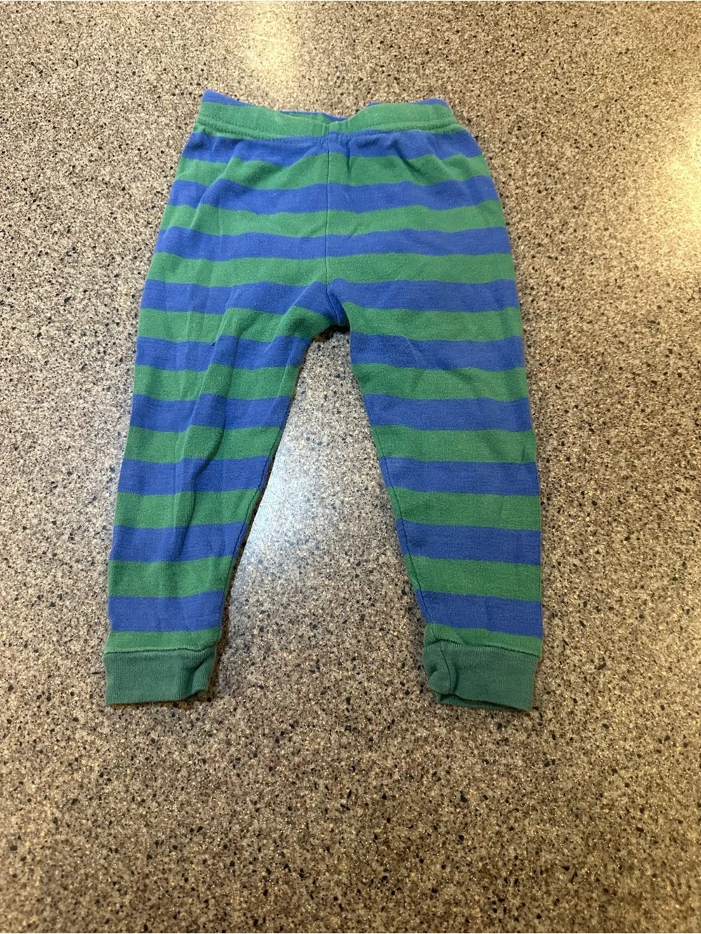 Blue and Green Striped Kids pj pants